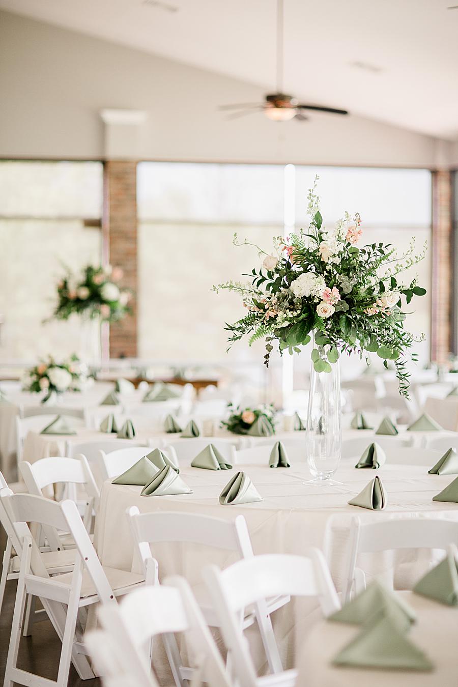Reception layout at this pavilion wedding by Knoxville Wedding Photographer, Amanda May Photos.