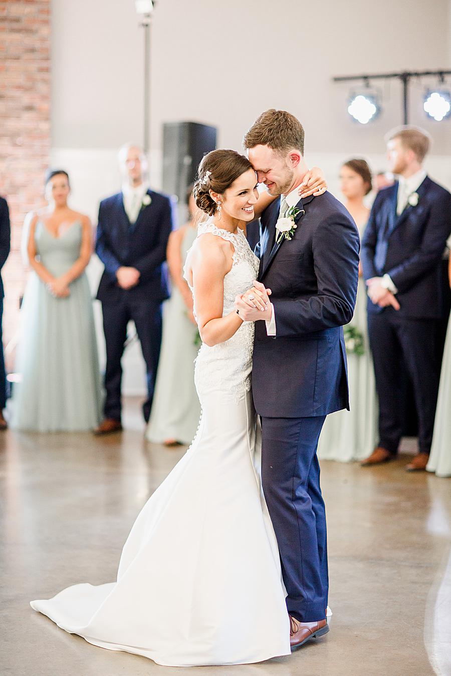 Dance floor at this pavilion wedding by Knoxville Wedding Photographer, Amanda May Photos.