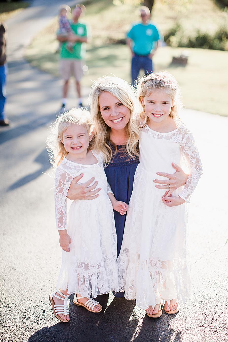 Flower girl dresses by Knoxville Wedding Photographer, Amanda May Photos.