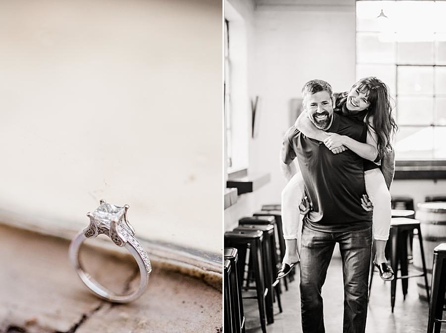 Engagement ring by Knoxville Wedding Photographer, Amanda May Photos.