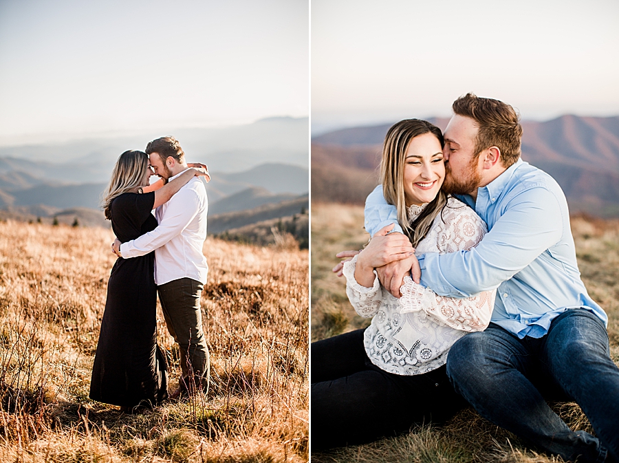 arms around shoulders at roan mountain