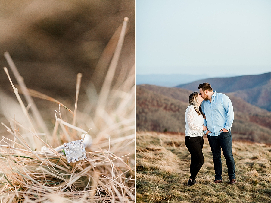 engagement ring at roan mountain