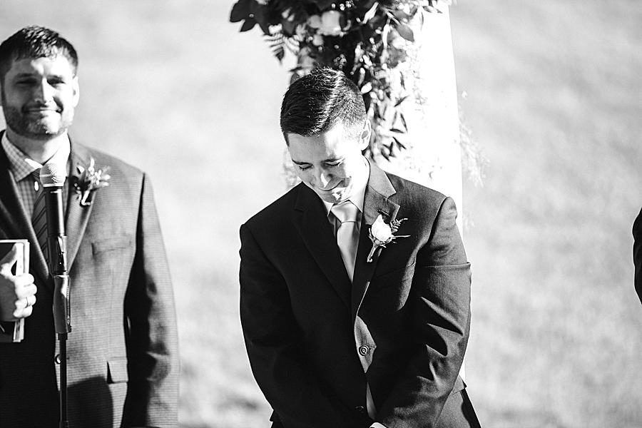 at this The Stables at Strawberry Creek wedding by Knoxville Wedding Photographer, Amanda May Photos.