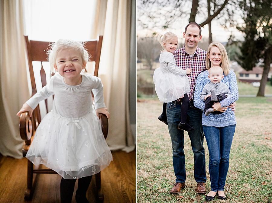 Everyone outside at this Studio Session by Knoxville Wedding Photographer, Amanda May Photos.