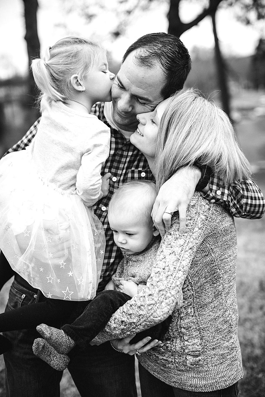 Group hug at this Studio Session by Knoxville Wedding Photographer, Amanda May Photos.