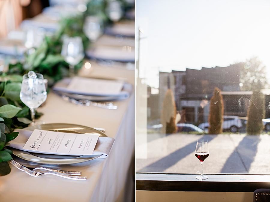 Reception tables by Knoxville Wedding Photographer, Amanda May Photos.