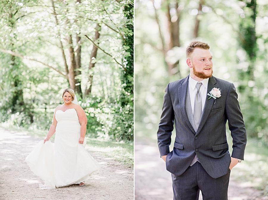 Bridal makeup at this Strawberry Creek Wedding by Knoxville Wedding Photographer, Amanda May Photos.