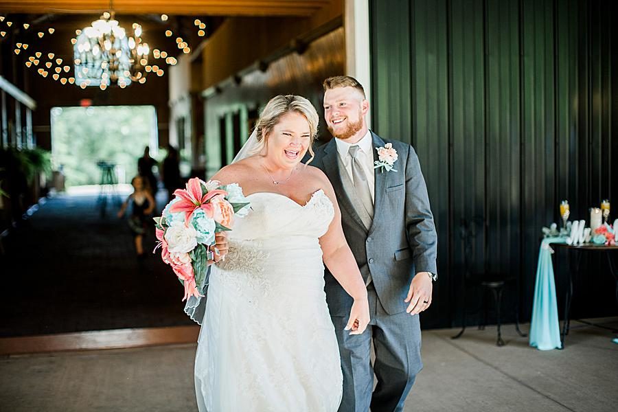 The Howards at this Strawberry Creek Wedding by Knoxville Wedding Photographer, Amanda May Photos.