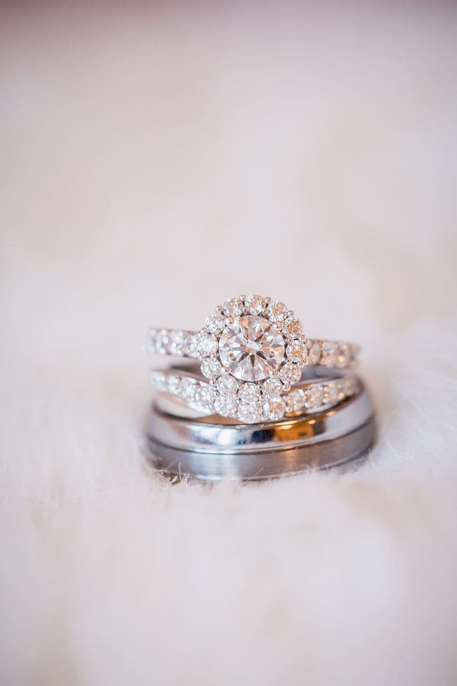 Rings on blanket at this favorite wedding photo by Knoxville Wedding Photographer, Amanda May Photos.