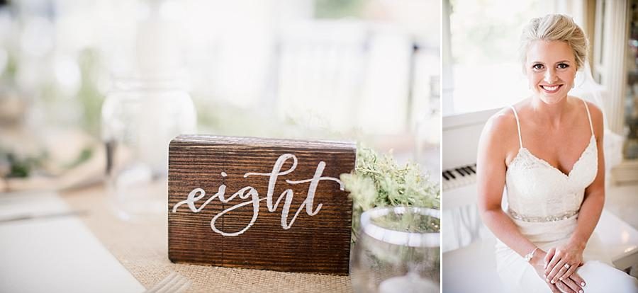 Table number calligraphy at these 2017 favorite weddings by Knoxville Wedding Photographer, Amanda May Photos.