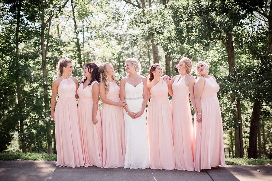 Brides in pink in the light at these 2017 favorite weddings by Knoxville Wedding Photographer, Amanda May Photos.