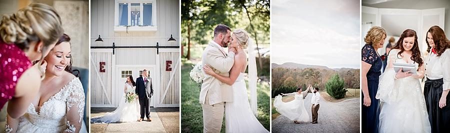 Five vertical images at these 2017 favorite weddings by Knoxville Wedding Photographer, Amanda May Photos.