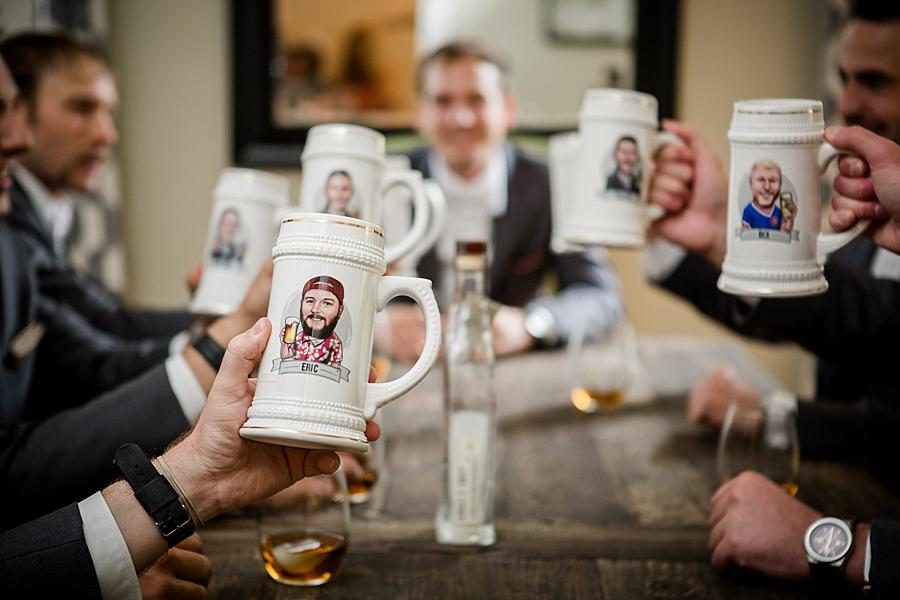 Groomsmen favors at these 2017 favorite weddings by Knoxville Wedding Photographer, Amanda May Photos.