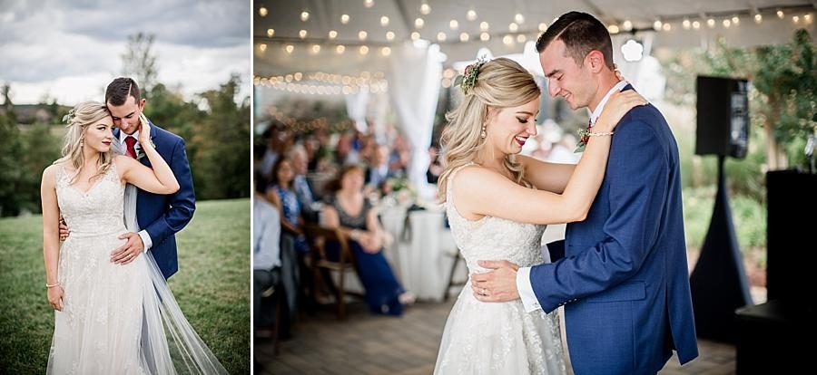 First dance at these 2017 favorite weddings by Knoxville Wedding Photographer, Amanda May Photos.