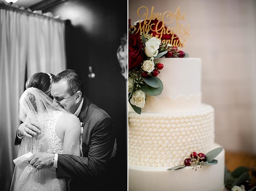 Bride and dad first look at these 2017 favorite weddings by Knoxville Wedding Photographer, Amanda May Photos.