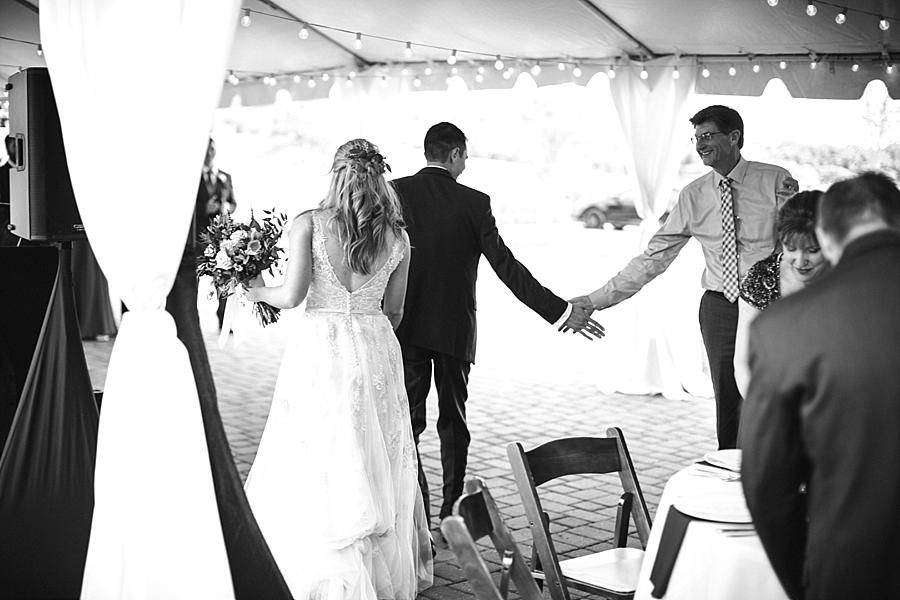 Shaking hands with dad at these 2017 favorite weddings by Knoxville Wedding Photographer, Amanda May Photos.