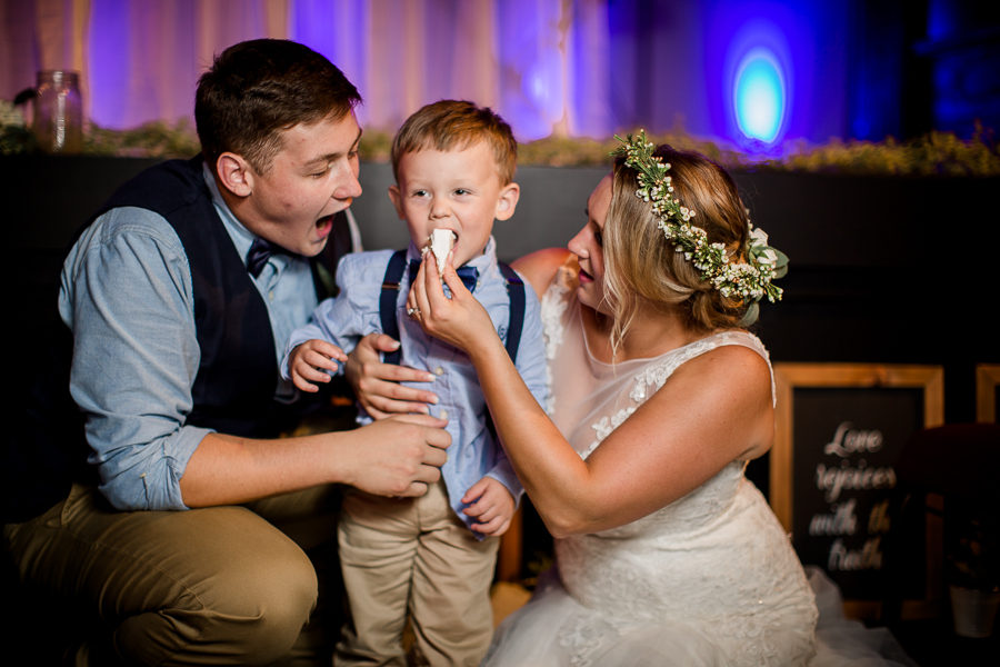 Feeling ring bearer cake at these 2017 favorite weddings by Knoxville Wedding Photographer, Amanda May Photos.