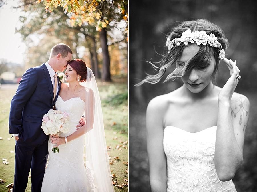 Bride's hair blowing at these 2017 favorite weddings by Knoxville Wedding Photographer, Amanda May Photos.