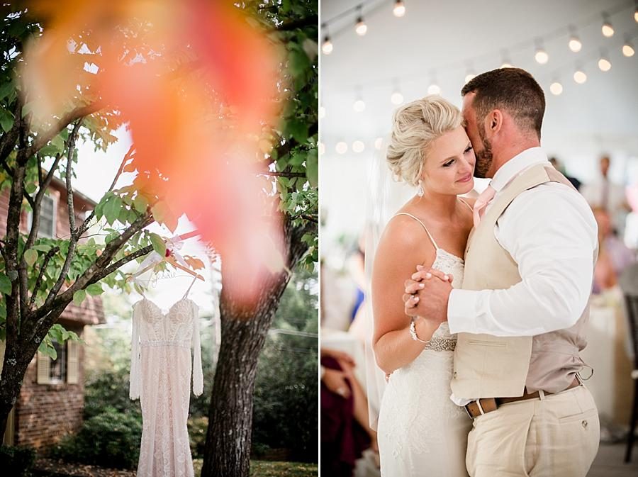 Dress with foreground at these 2017 favorite weddings by Knoxville Wedding Photographer, Amanda May Photos.