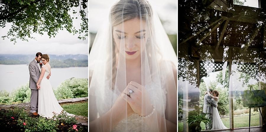 Her veil over her face with her ring showing at these 2017 favorite weddings by Knoxville Wedding Photographer, Amanda May Photos.