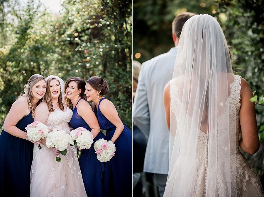 Back of the bride at these 2017 favorite weddings by Knoxville Wedding Photographer, Amanda May Photos.