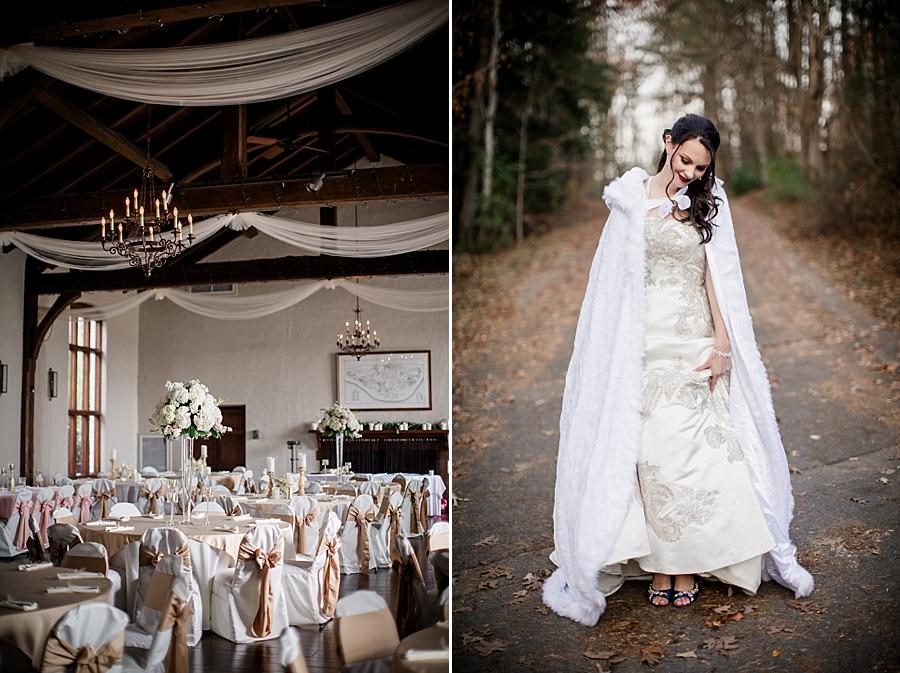 Vertical of the ballroom at these 2017 favorite weddings by Knoxville Wedding Photographer, Amanda May Photos.