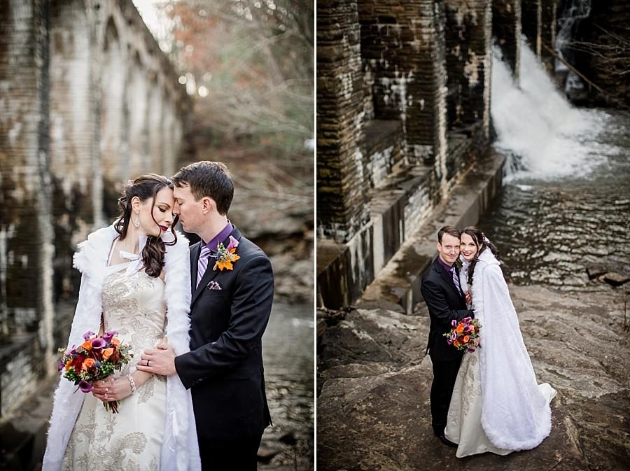 Waterfall at these 2017 favorite weddings by Knoxville Wedding Photographer, Amanda May Photos.