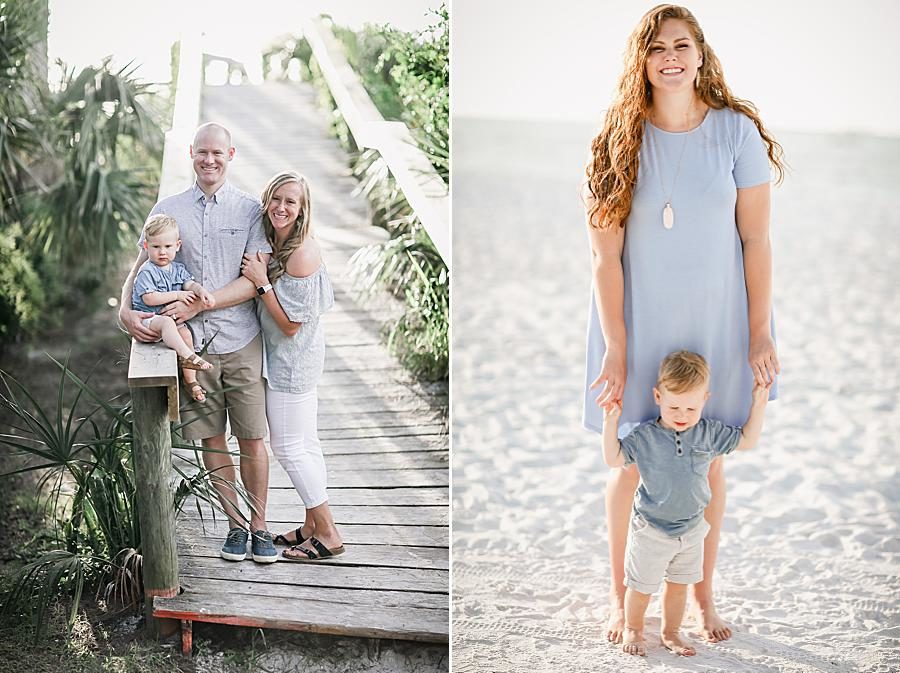 Beach boardwalk at this Family by Knoxville Wedding Photographer, Amanda May Photos.