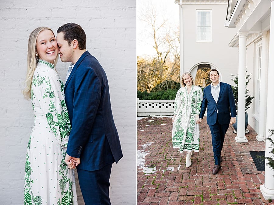 maple grove winter engagement session