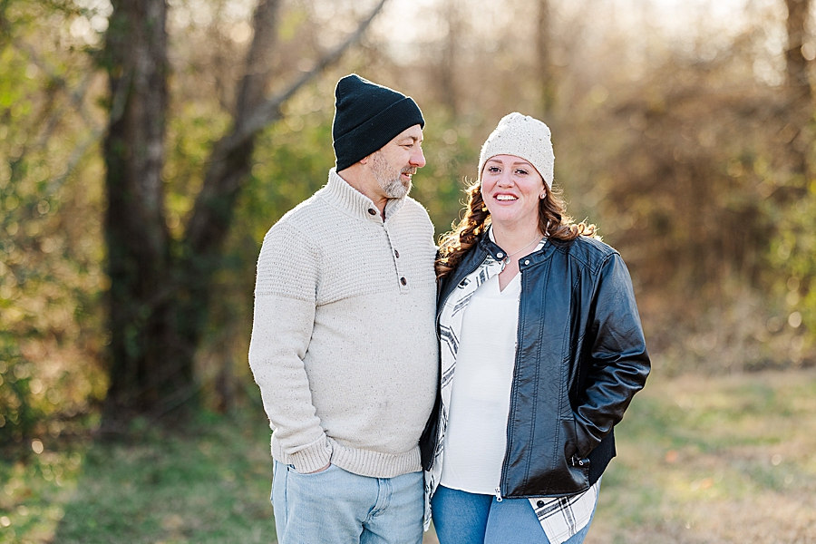 couple in beanies