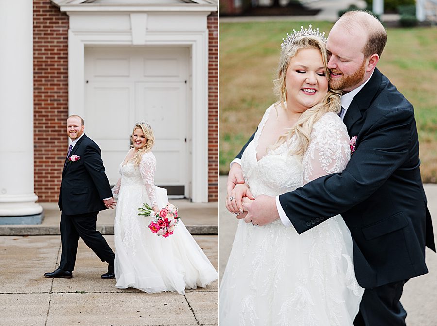 formal wedding portrait