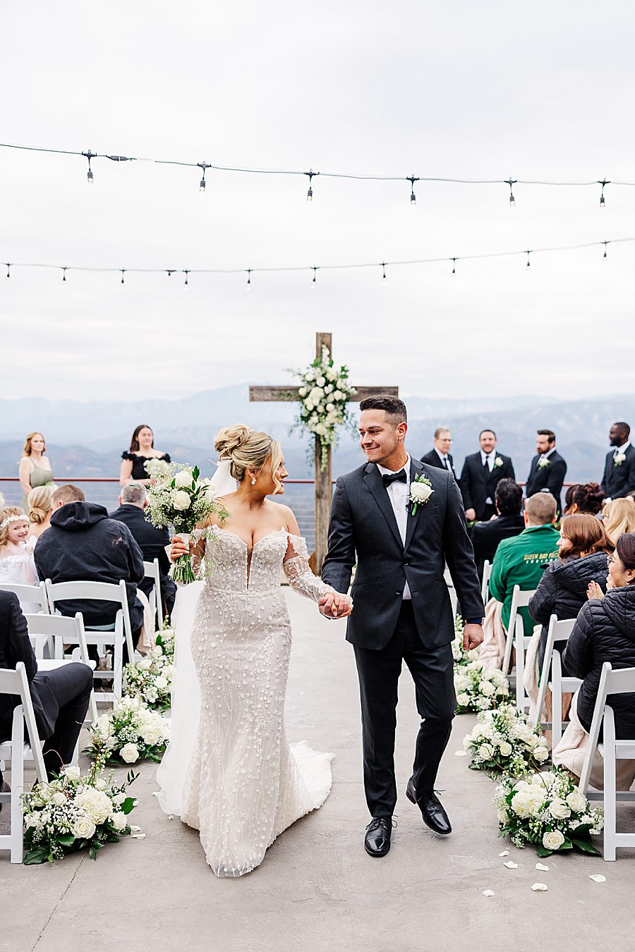 recessional at winter trillium wedding