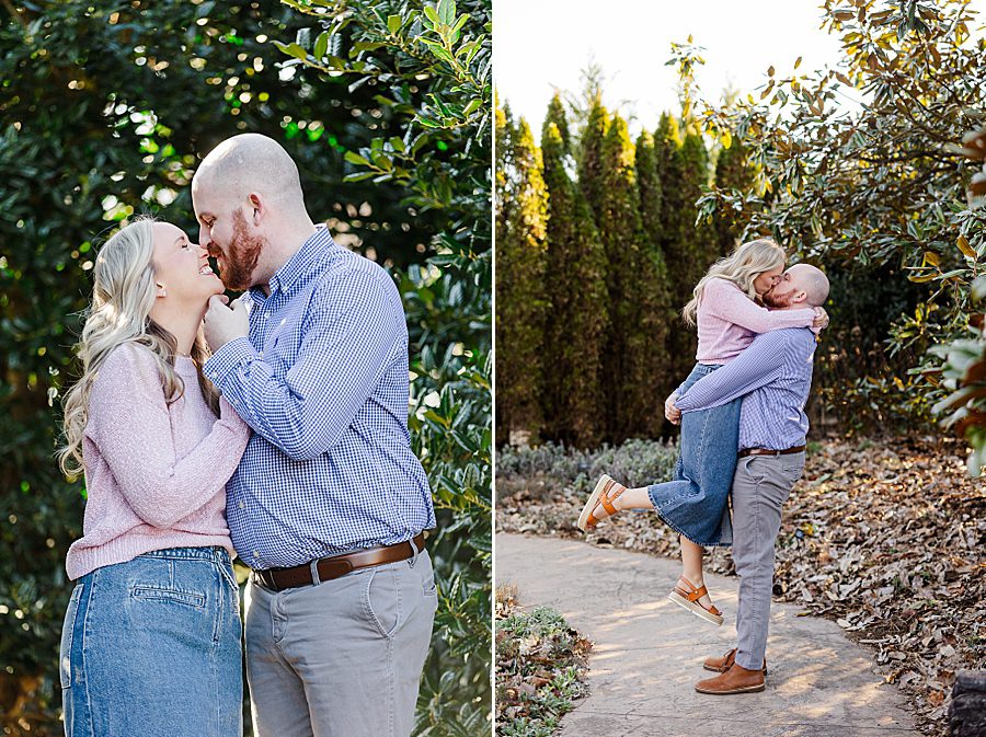 photo of couple kissing by associate photographer