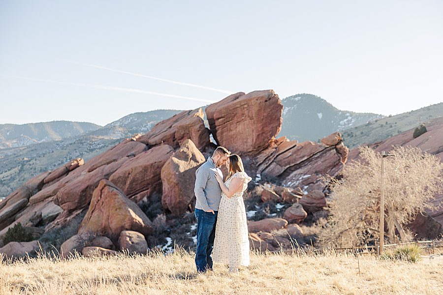 red rocks engagement session