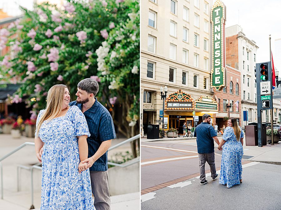 downtown knoxville engagement session