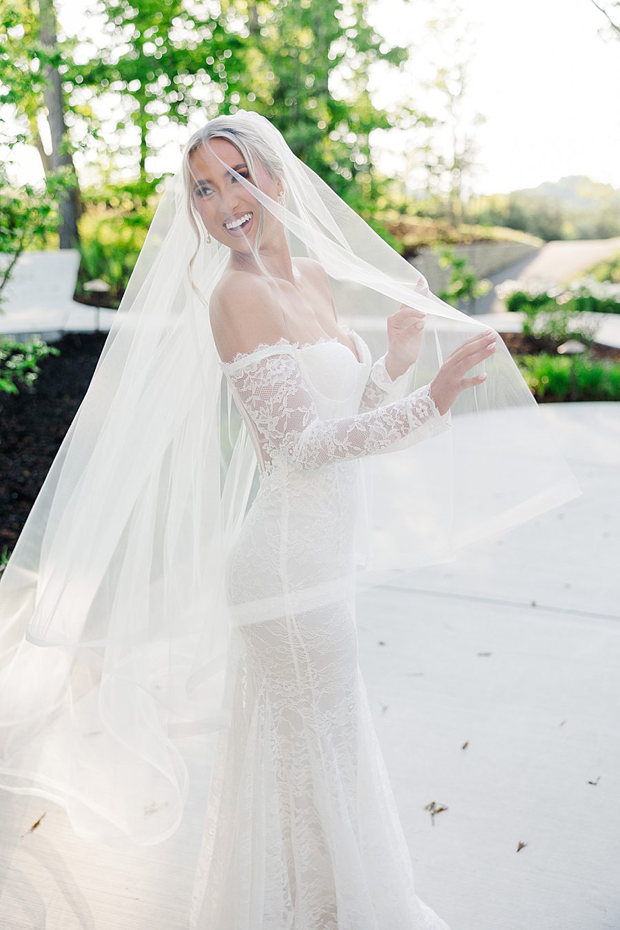 wedding portrait of bride