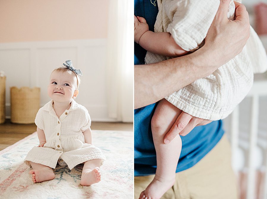 little girl at lifestyle family session
