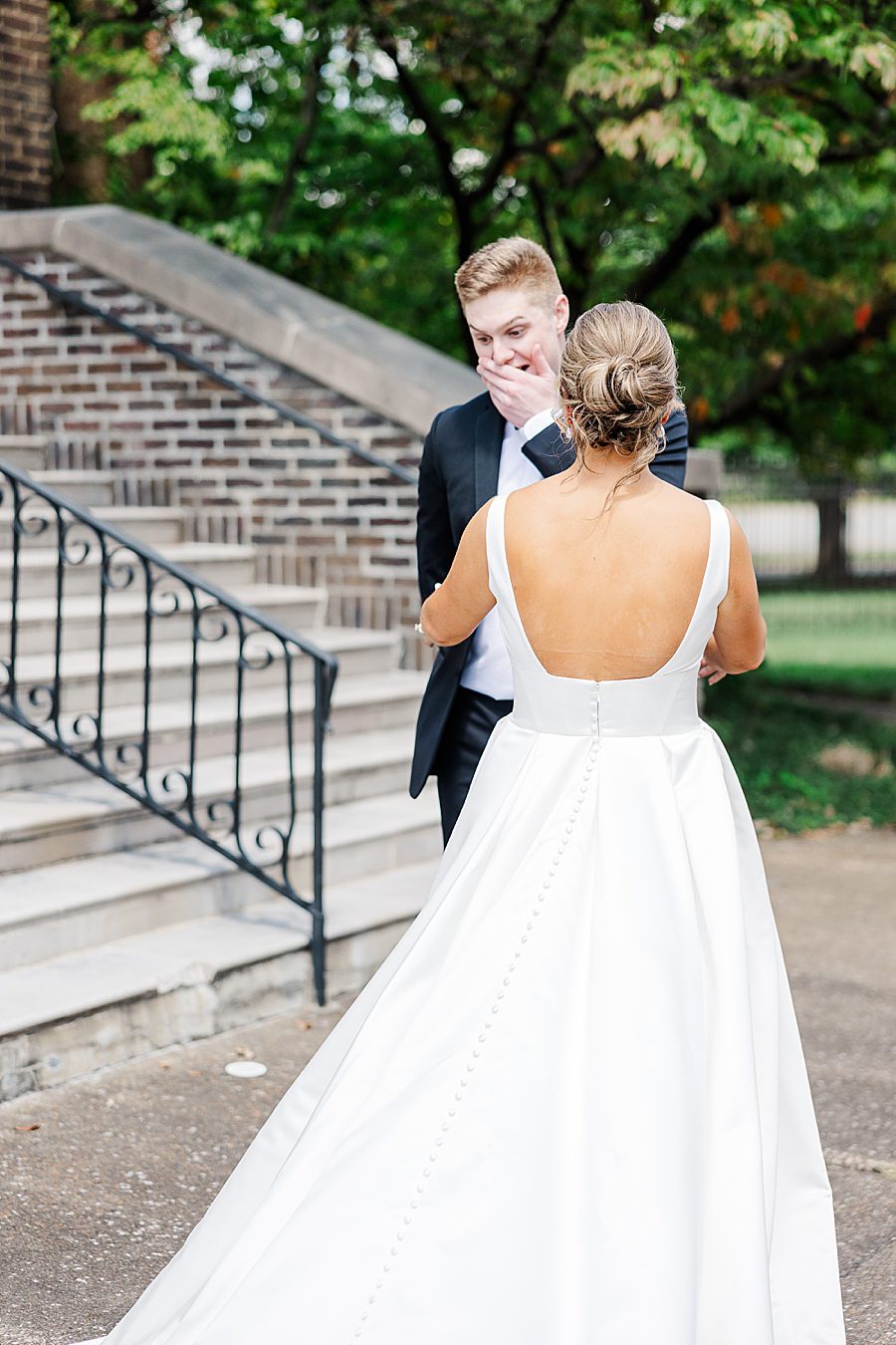 emotional groom