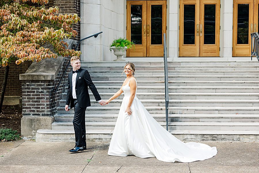 portraits at summer press room wedding