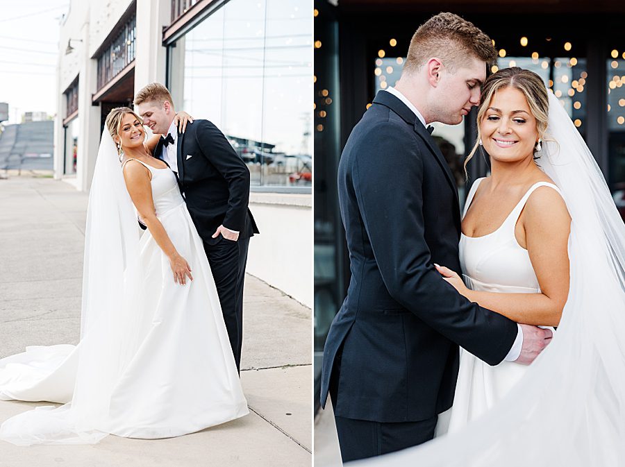 just married portraits
