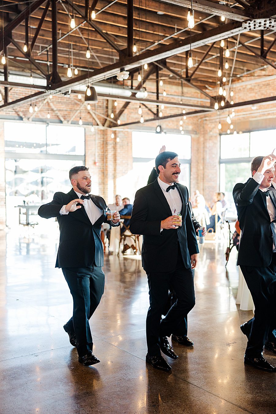 wedding part entering reception
