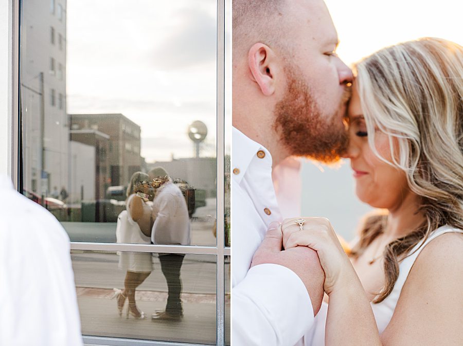 kiss on forehead