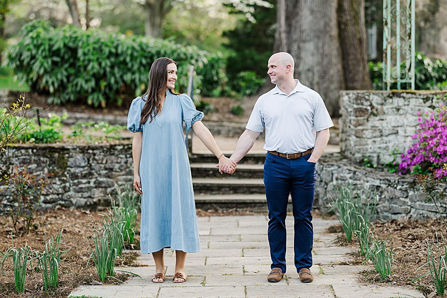couple holding hands