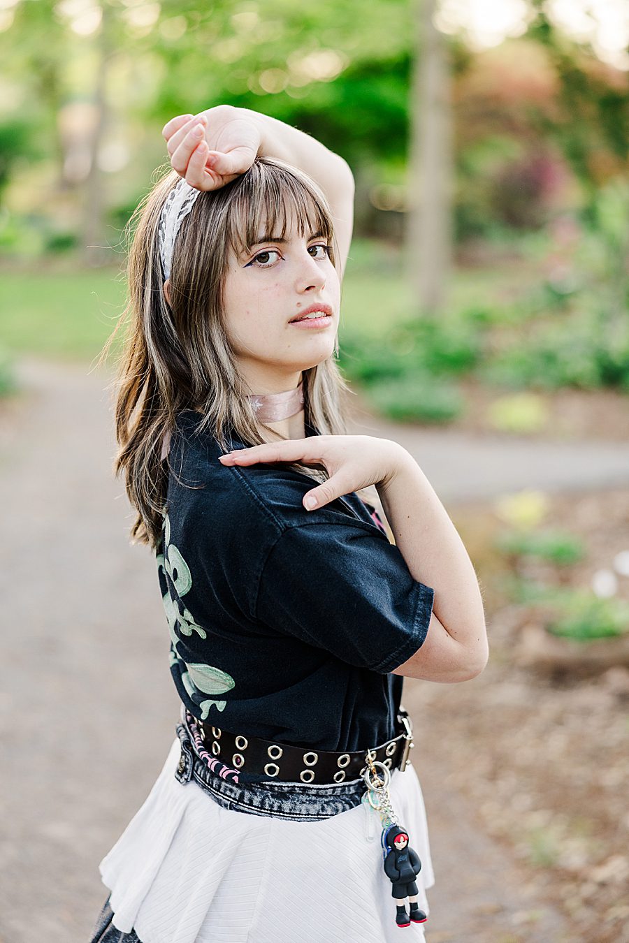 girl posing for camera