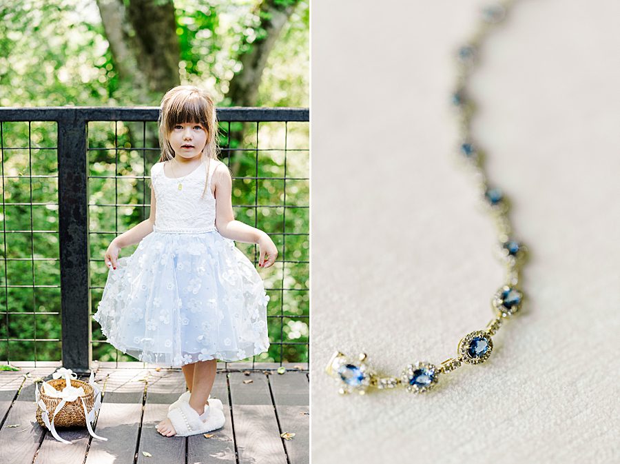 flower girl for dancing bear wedding