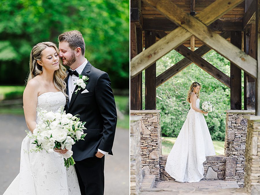 dancing bear wedding bride and groom photos