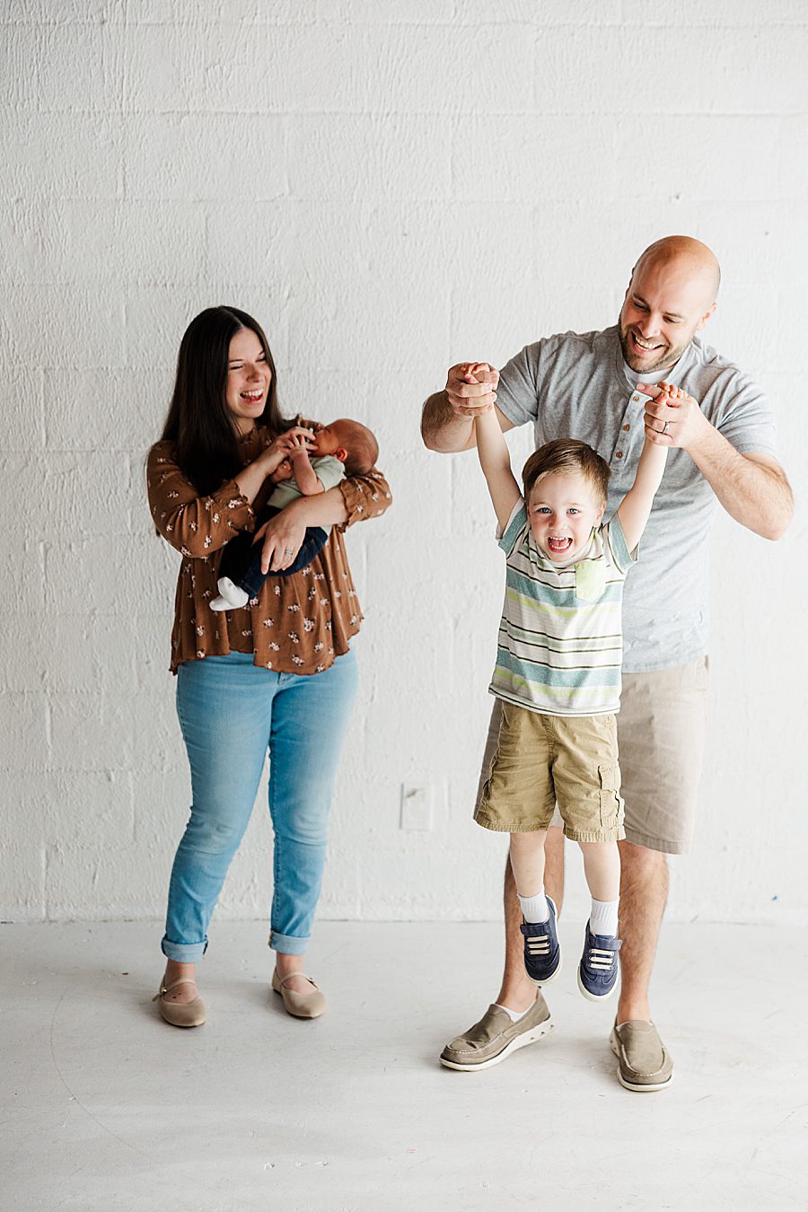 family at six week session