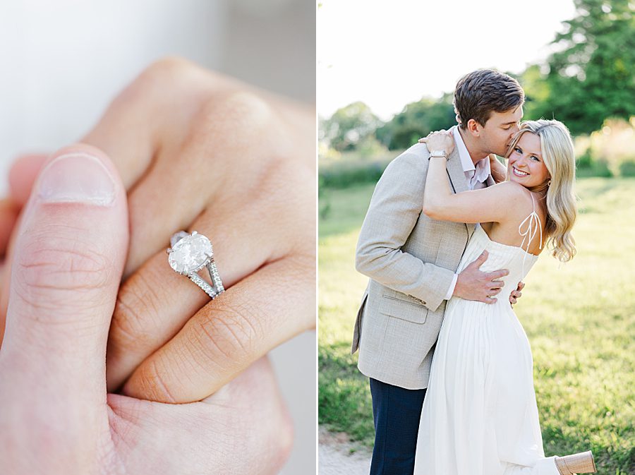 engagement ring on hand at knoxville botanical