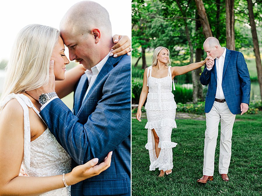 couple with foreheads together