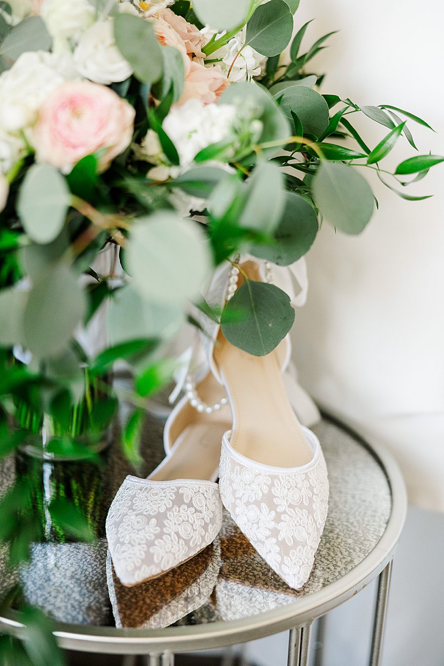 wedding shoes at press room catholic wedding